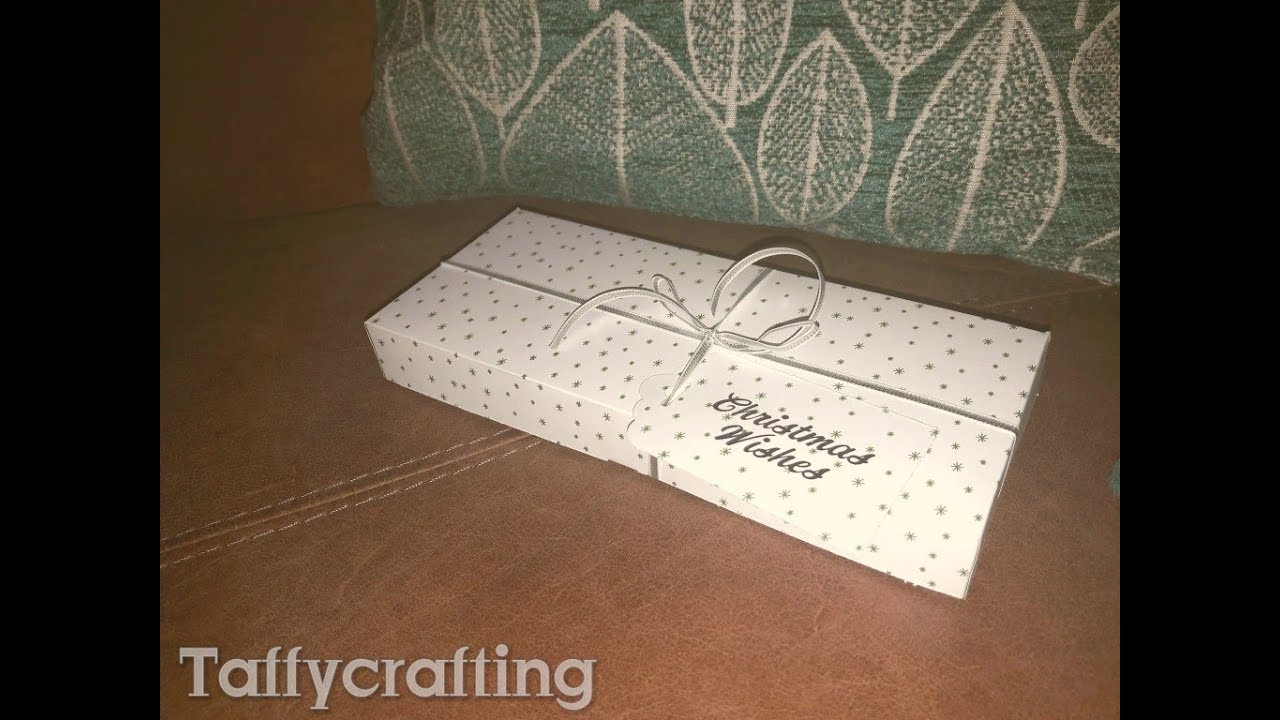 How to make a pizza box style gift box