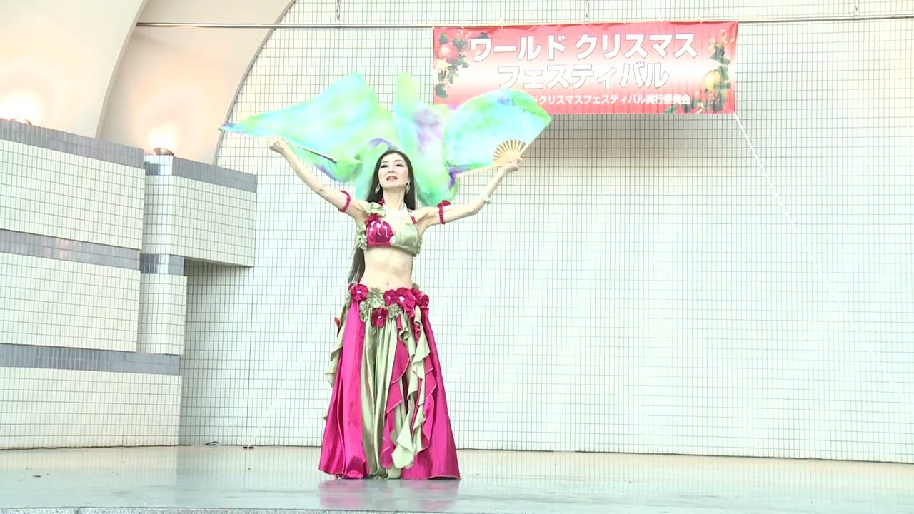 第９回ワールドクリスマスフェスティバル　＃渡邊久美チーム　ベリーダンス　その２