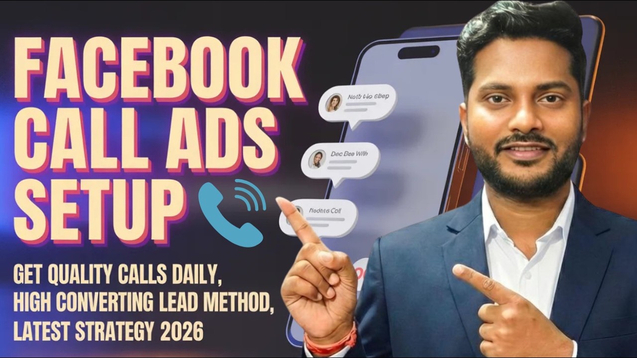 🎯Facebook Call Ads Setup Full Tutorial 2026 | Facebook Call Ads Blueprint For Quality Leads