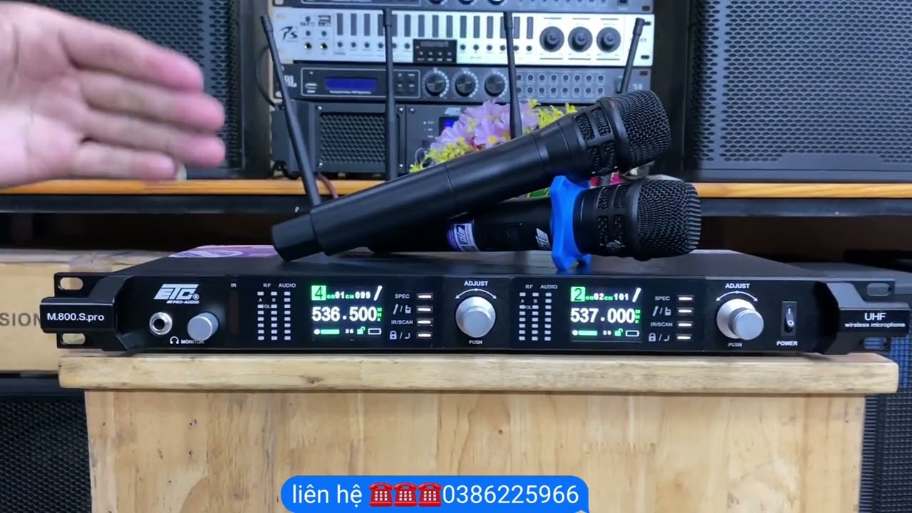 Siêu Mic hót sự kiện phòng trà gia đình chuyên nghiệp ETC M800spro bản cao cấp hát cực hay