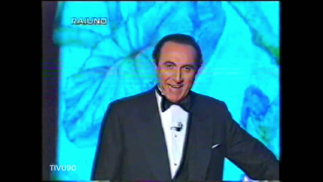 24 febbraio 1996 Raiuno. Festival di Sanremo finale - solo presentazioni prima parte-