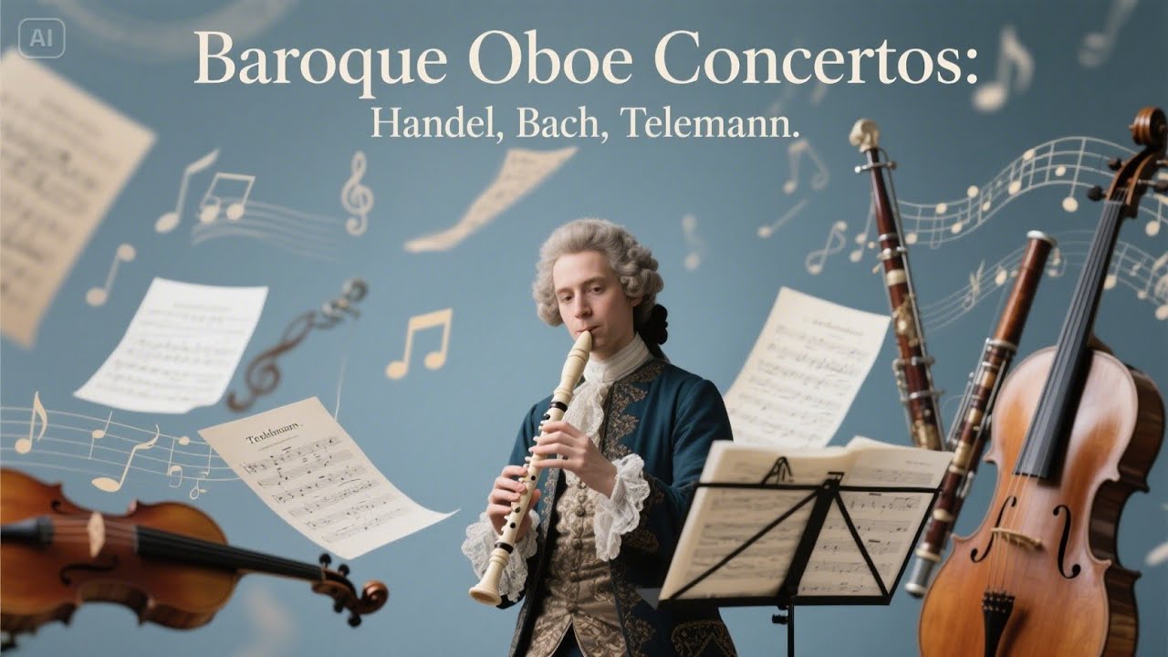 오보에 협주곡 - 바로크 #1(헨델, J.S.바흐, 텔레만)  Oboe Concertos - Baroque #1 (Handel, J.S.Bach, Telemann)