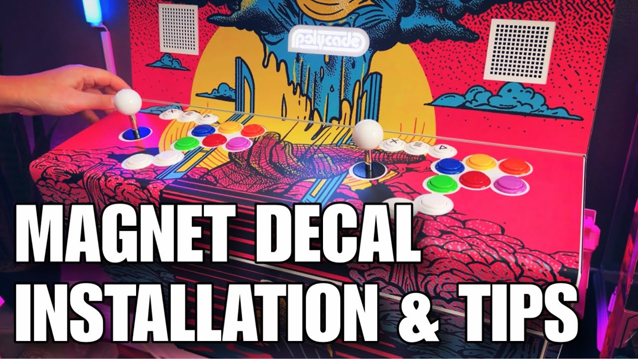 Polycade Sente Magnet Decal Installation Guide