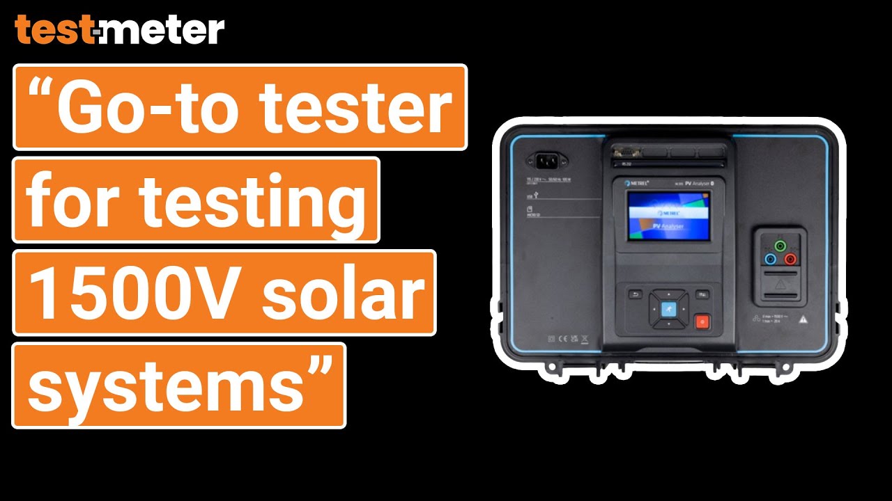 Metrel MI3115 1500V Solar PV Analyser