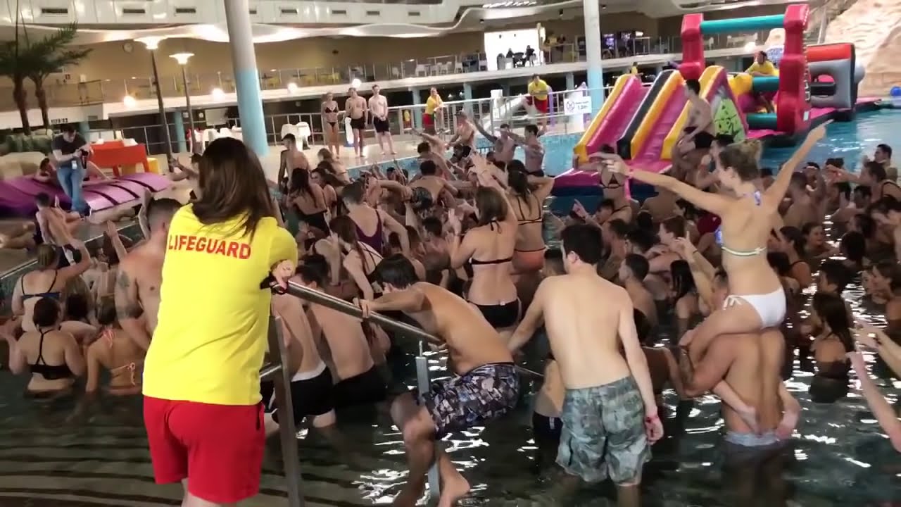 THE BIG REUNION POOL PARTY MAN MANNEQUIN CHALLENGE