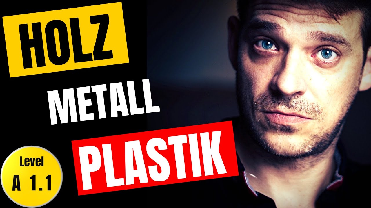 Learn 20 Different Materials in German | German Materials Vocabulary | YourGermanTeacher