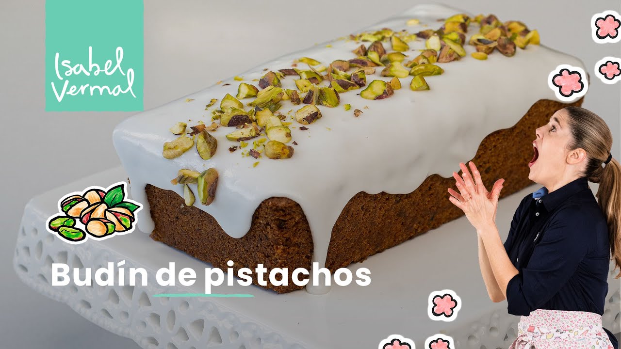 Budín de pistachos