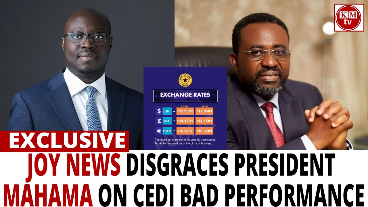 Fall Of Cedi: Mahama Disgraced By Multimedia( Joy News ) On Cedi Fall