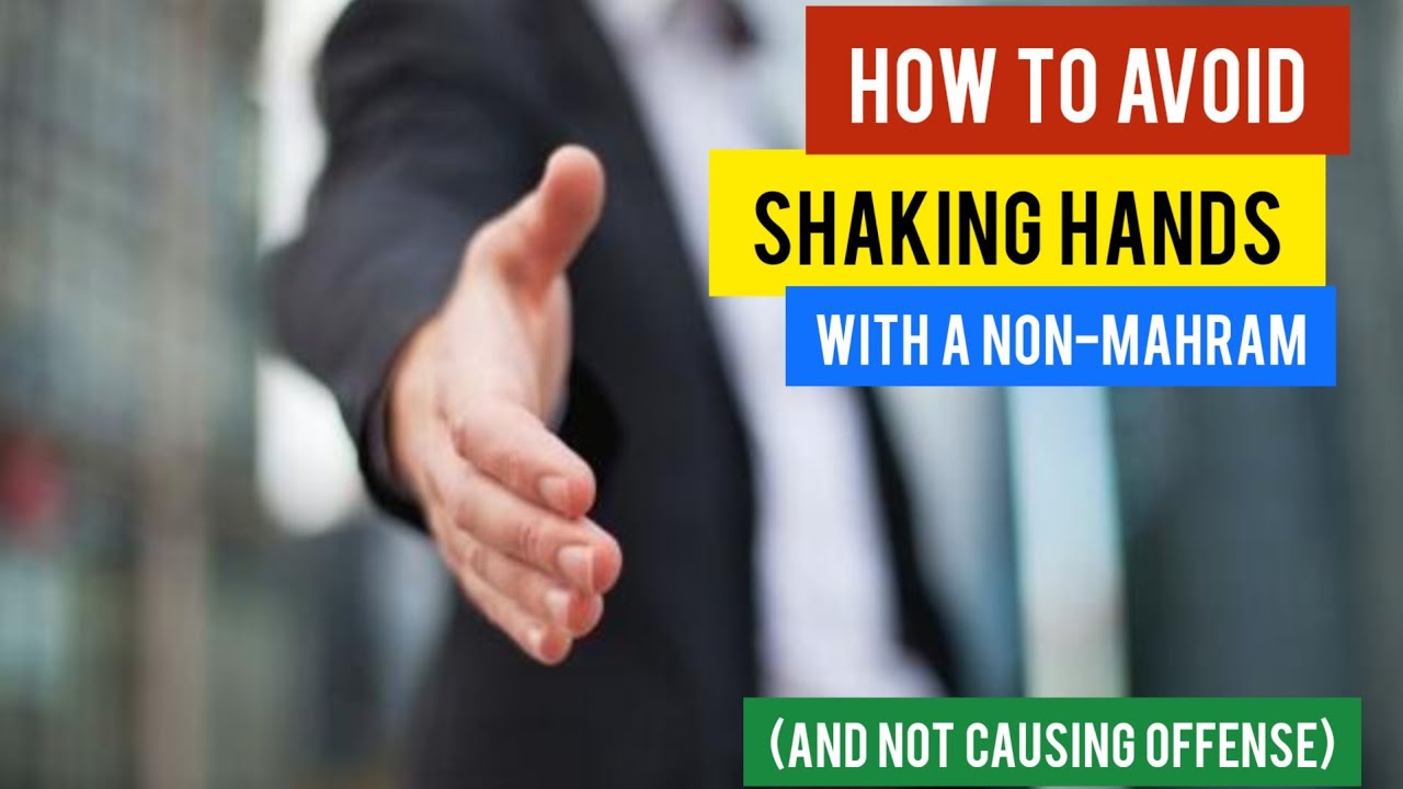Not Shaking Hands (and NOT causing offense!)