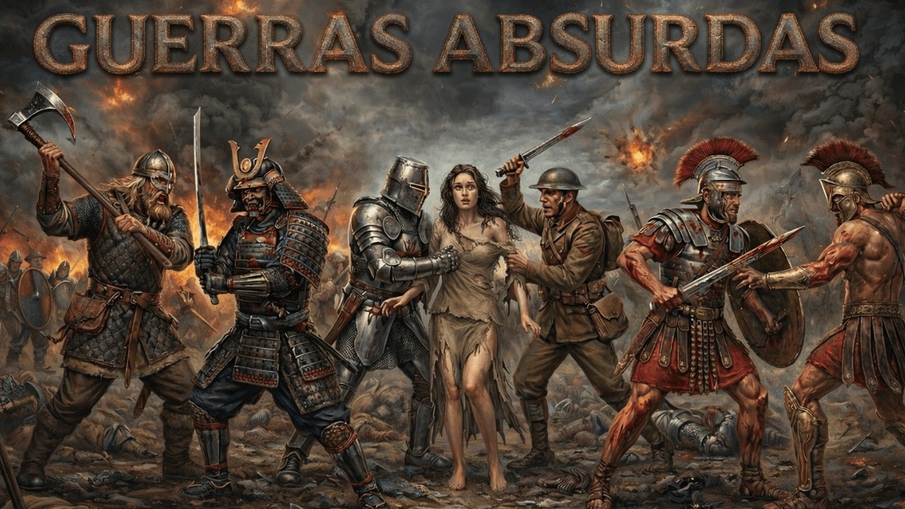 A História completa das Guerras MAIS ABSURDAS da humanidade para dormir
