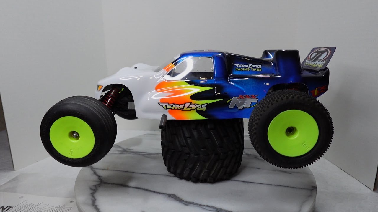 Vintage Team Losi XXXNT Bench Built Adam Drake Andys painted body WITH Prototype XXXNT chassis