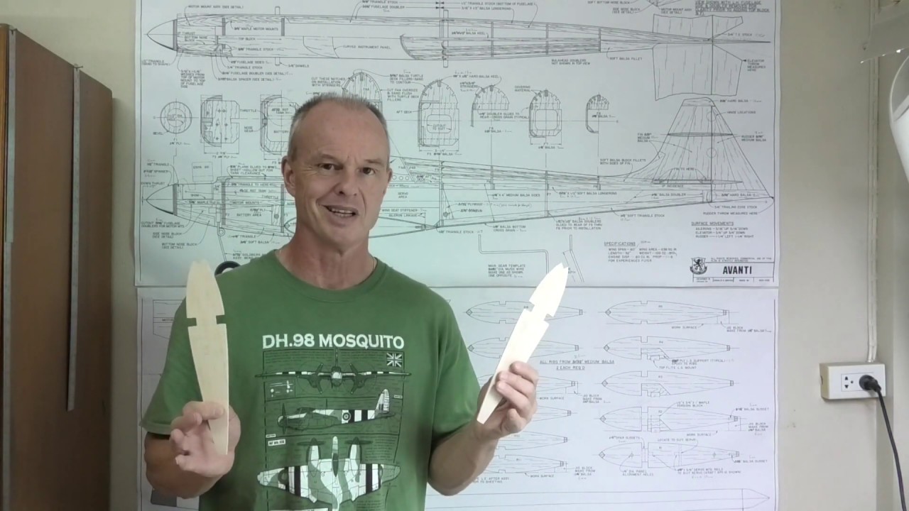Making Identical Pairs of Balsa Aeroplane Ribs - RC Model Aeroplane Build & Repair
