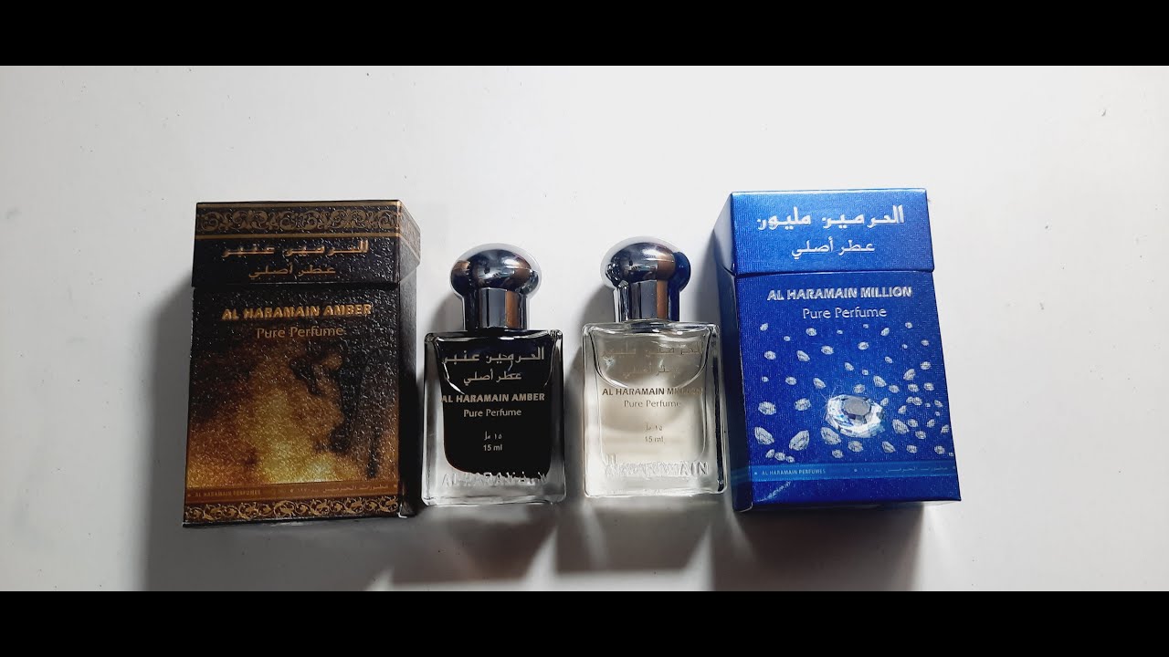 Al Haramain Million And Amber Fragrances (Pure Perfume)