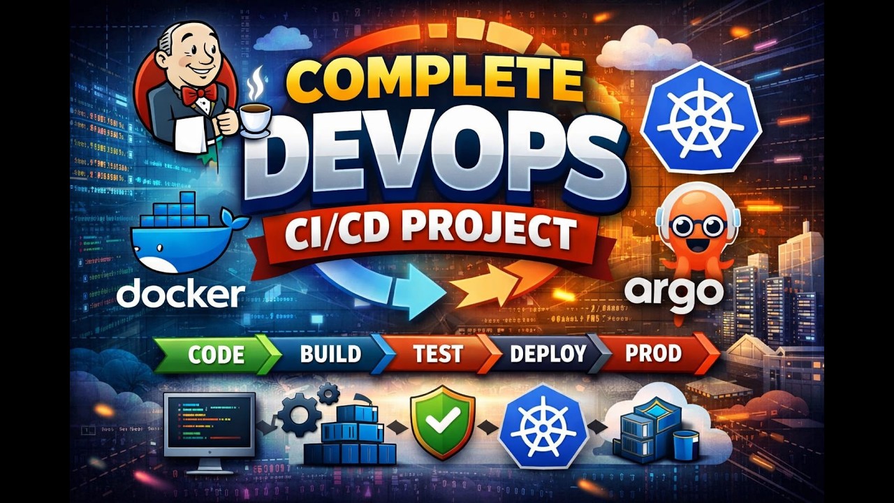 DevOps Project CI/CD Pipeline with EKS using Jenkins, SonarQube, Trivy, Docker, ArgoCD, and EKS.