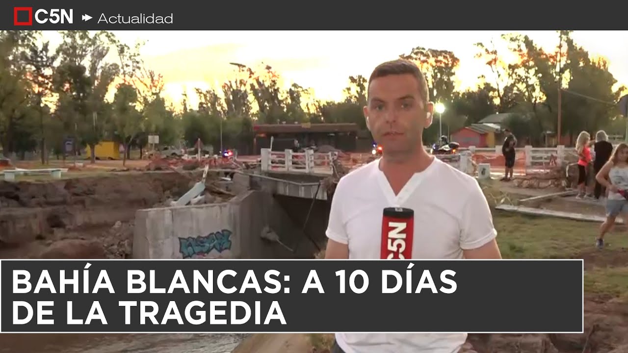 BAHÍA BLANCA: 10 DÍAS de la TRAGEDIA, ALERTA por TORMENTAS
