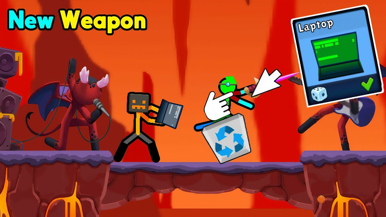 Laptop - New Weapon || Supreme Duelist Stickman ||