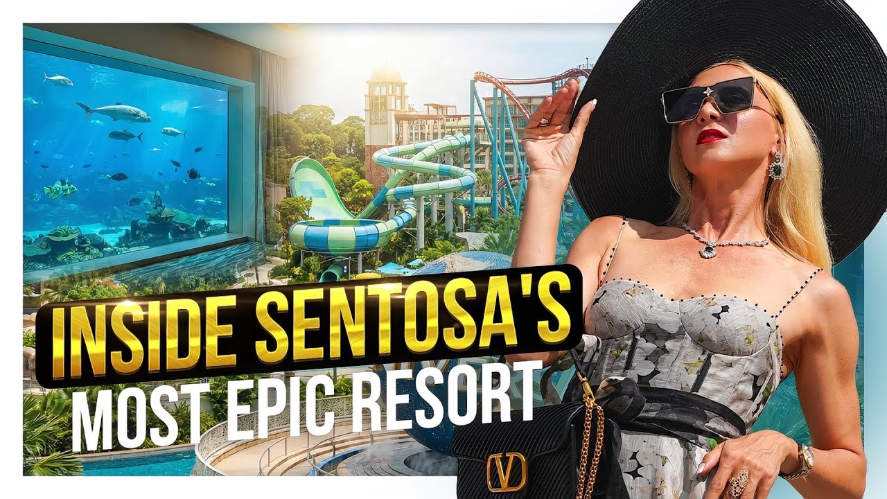 Resorts World Sentosa | Wewnątrz najwspanialszego kurortu na Sentosie I Wycieczka 4K 2026