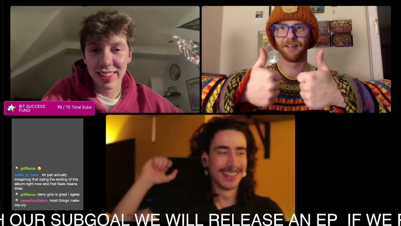 success is unlikely release party - bears in trees livestream
