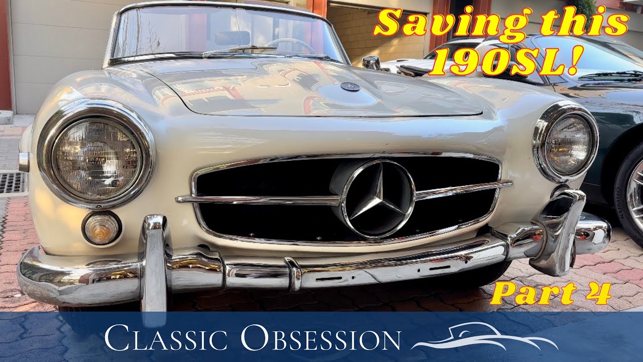 Mercedes 190SL Restoration (Part 4) | Plus LA Cars & Coffee | Classic Obsession | Episode 50