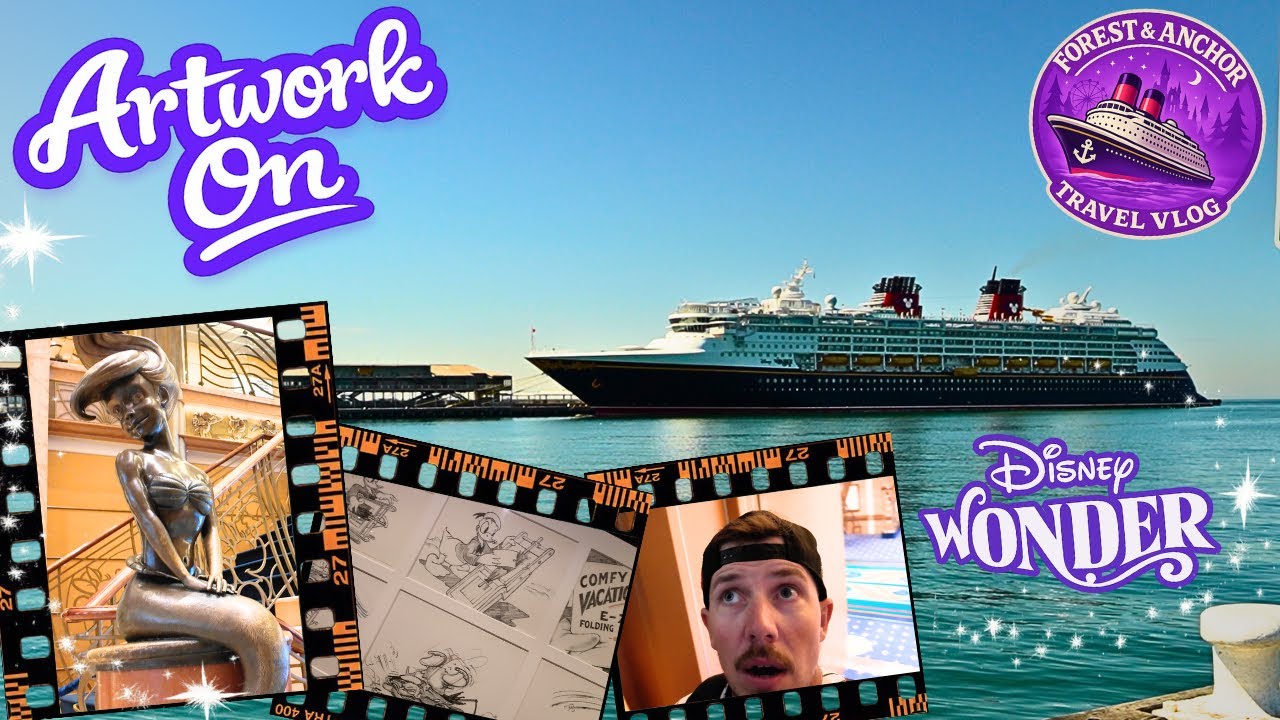 Exploring the Artwork on the Disney Wonder | Disney Cruise Line
