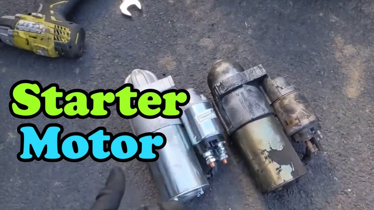 2002-2005 GMC Sierra Starter Motor Replacement How To DIY
