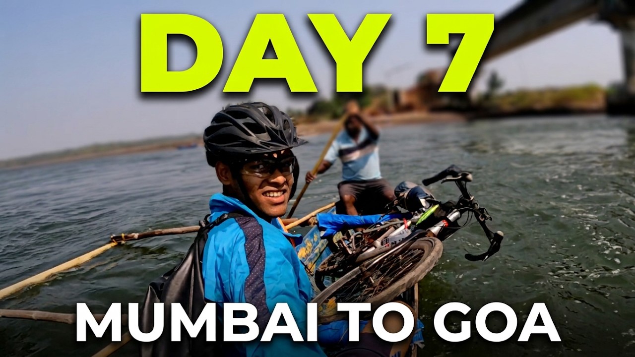 Cycling to Vijaydurg Fort | Crossing Jaitapur via Boat | Mumbai to Goa Day 7