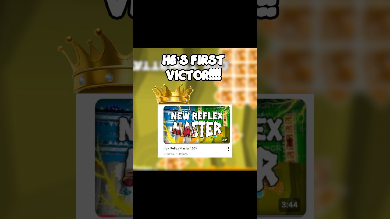 Он одержал первую победу! #geometrydash #gaming #newreflexmaster