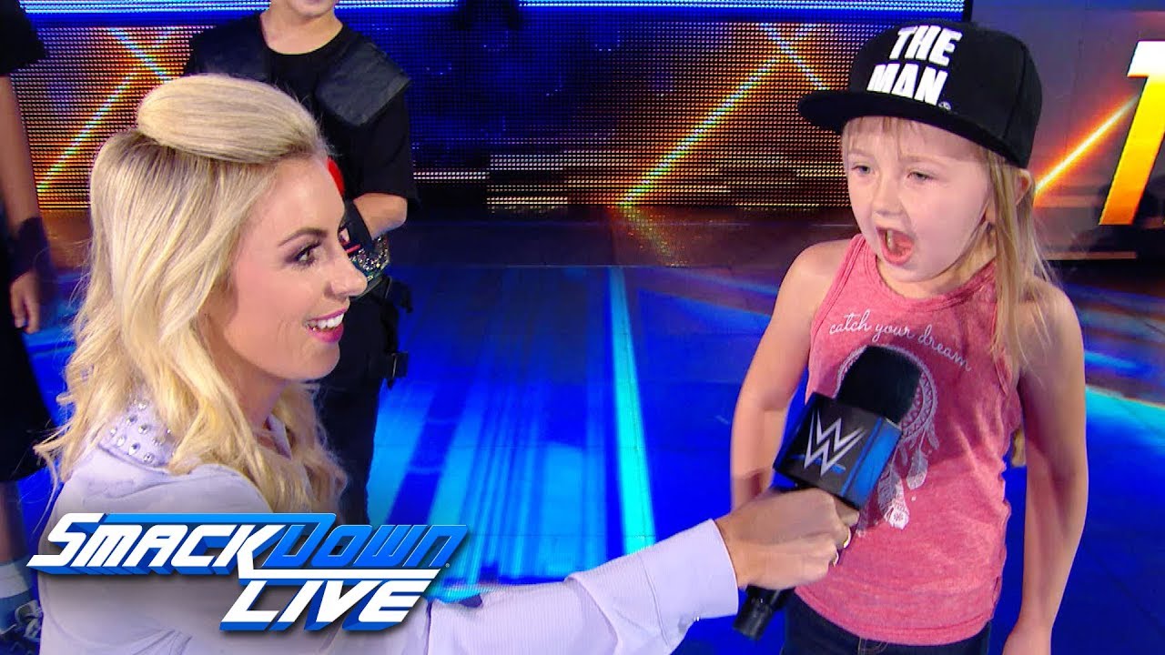 Sarah Schreiber hosts a Superstar impression contest: SmackDown Exclusive, June 18, 2019