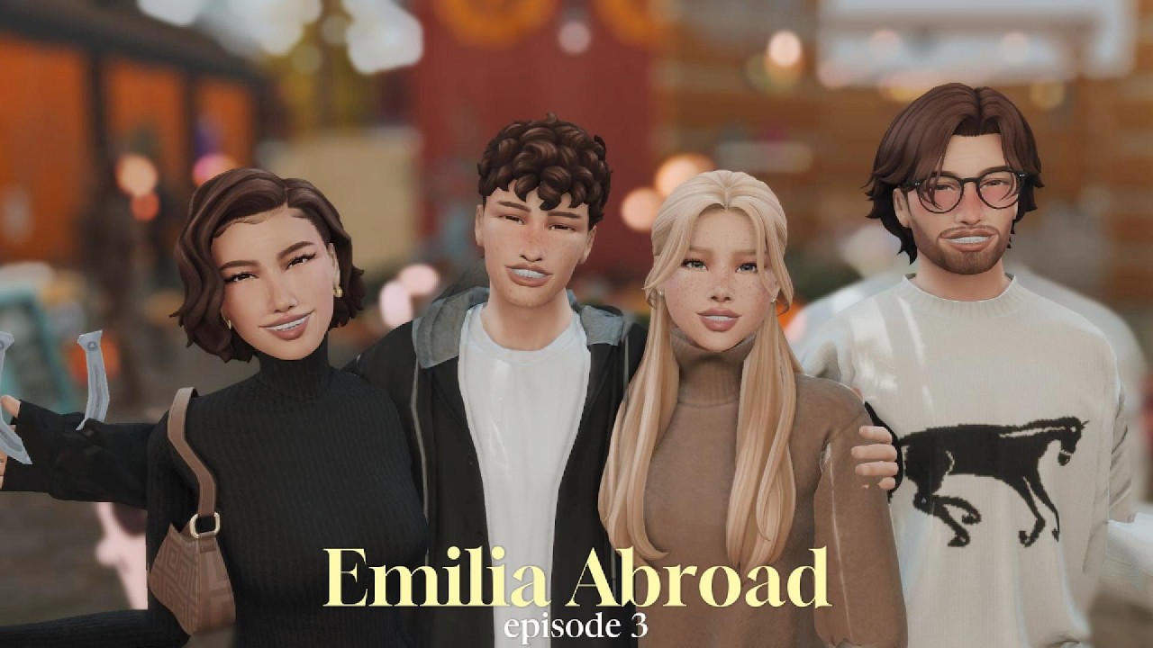 Enjoying the fall festival | Emilia abroad (ep 03) | The Sims 4