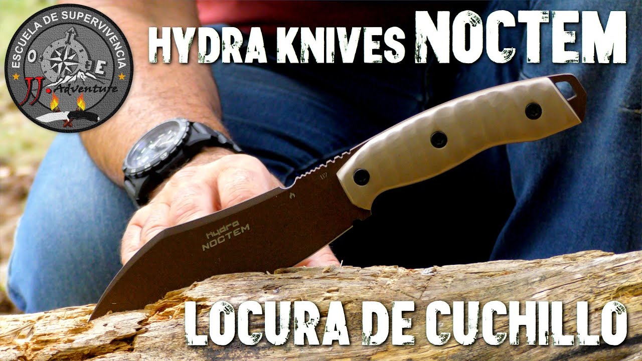 ✅ Hydra knives NOCTEM | Cuchillo Bushcraft tipo Nessmuk | Revisión y test 🔥