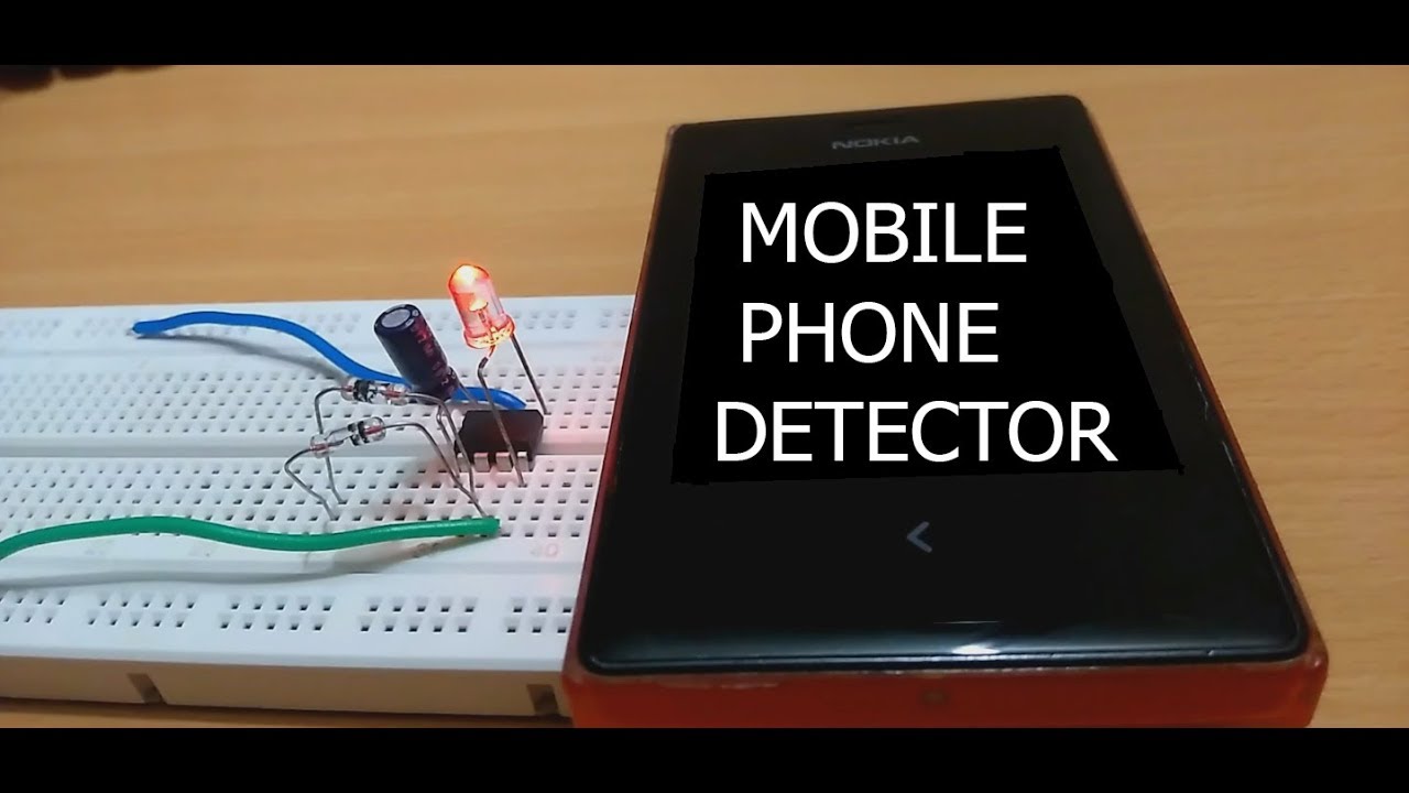 DIY Mobile Phone Detector By using OP-AMP.