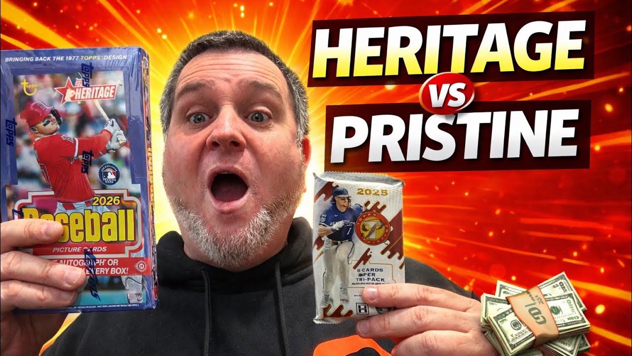 BIG Roman Anthony Hit?! Heritage vs Pristine — Sorry for the Sideways Video ⚾🔥