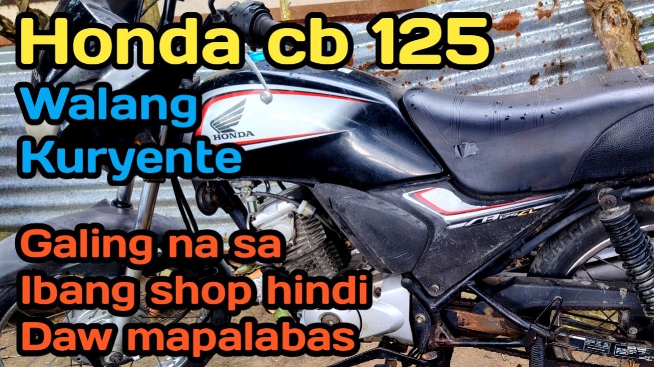 Cb 125 bigla tumirik,paano ayusin
