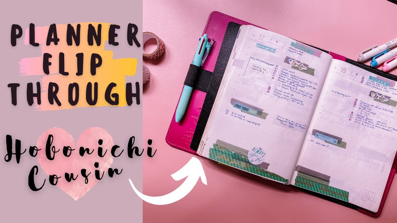 Hobonichi Techo Cousin Quarter 2021 Flip Through | Functional Planning in my Work & Personal Planner