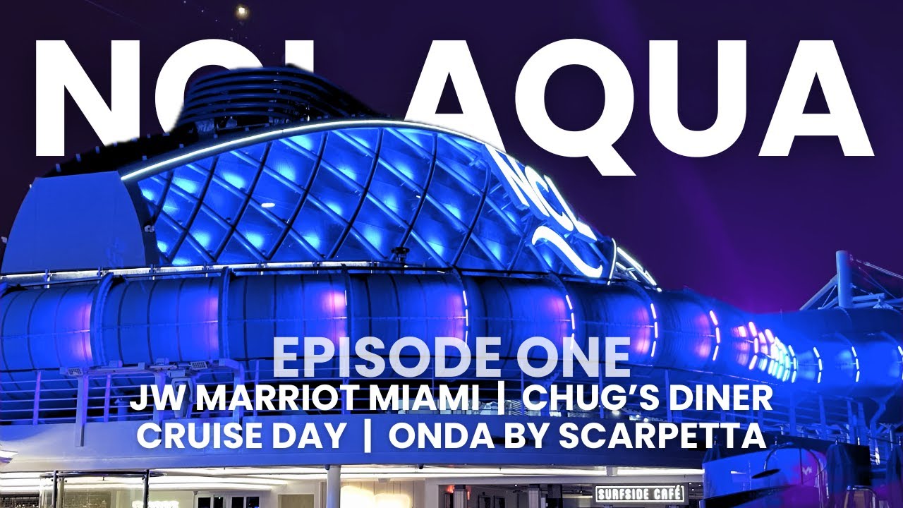 NCL AQUA - Я забронировала круиз за три дня до отправления! JW Marriott Miami, Chug's Diner
