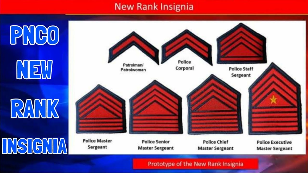 PNCO NEW RANK INSIGNIA | PNP NEW RANK INSIGNIA |