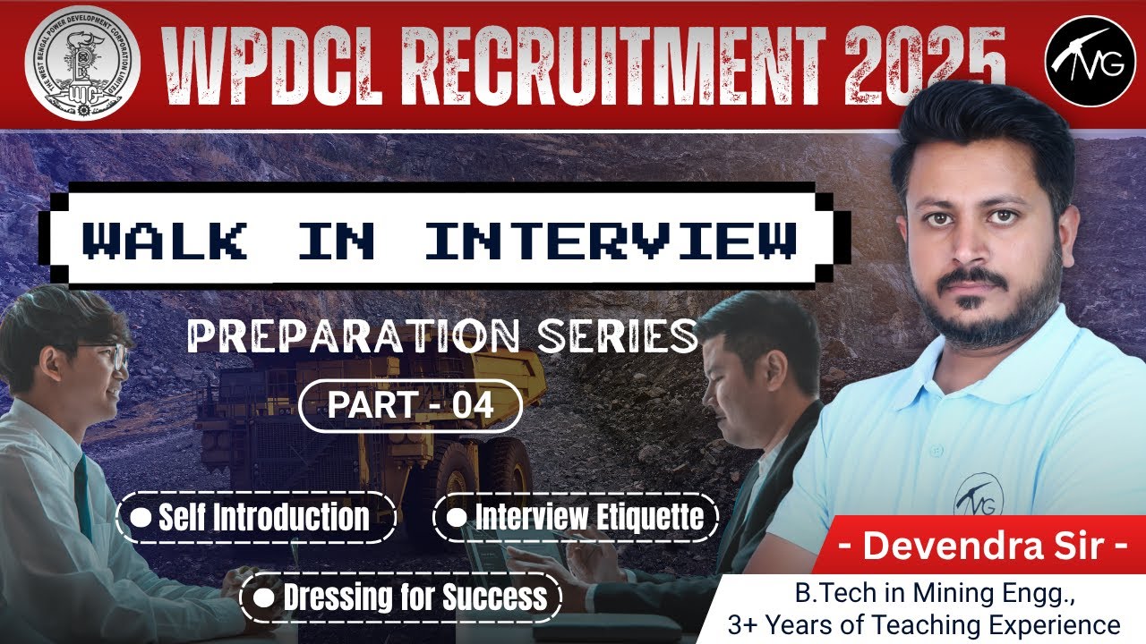 WBPDCL Interview Preparation 2025 | Basic Mine Information - 4 | Crack Your Dream Job | Mining Gyan