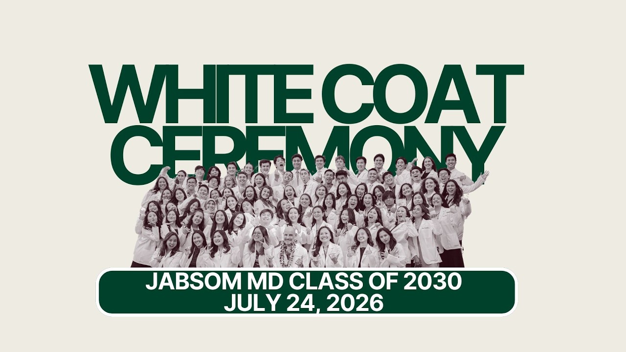 White Coat Ceremony - 2026 UH-JABSOM