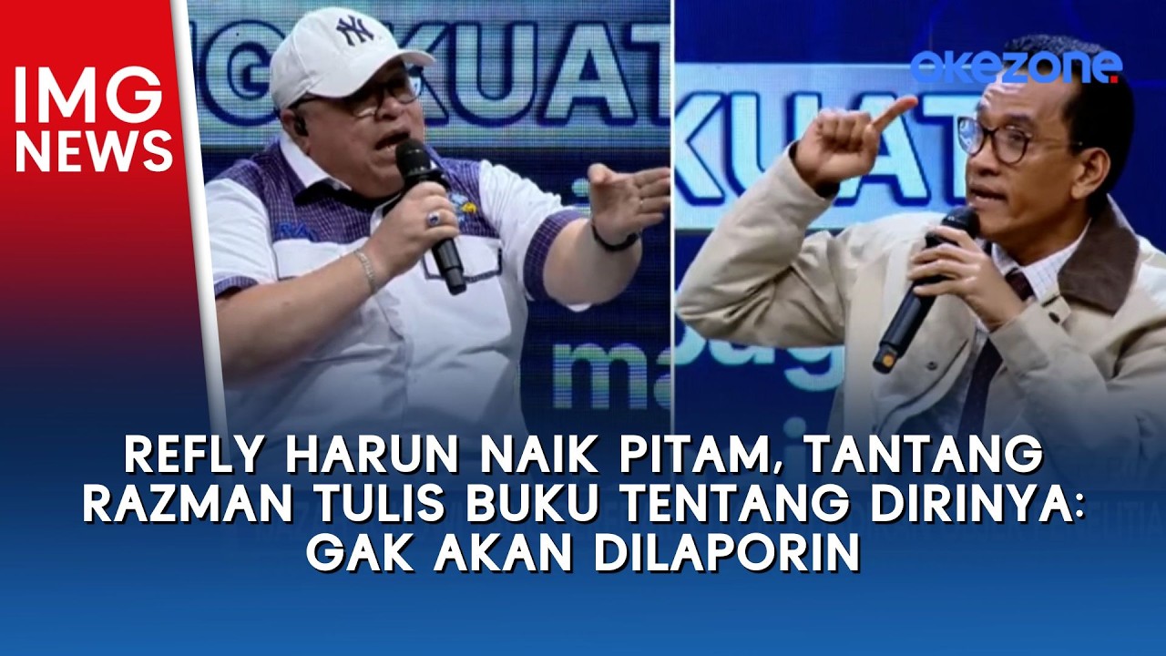 Refly Harun Naik Pitam! Tantang Razman Tulis Buku Tentang Dirinya: Gak Akan Dilaporin