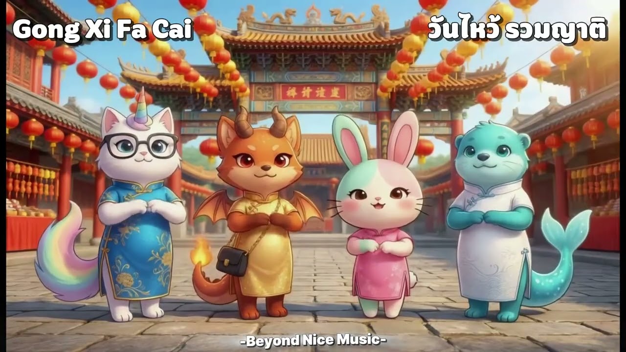🧧 Gong Xi Fa Cai (Sin Jia Yu Ee - ซินเจียยู่อี่) - Chinese New Year Pop ✨ | Morning Boost