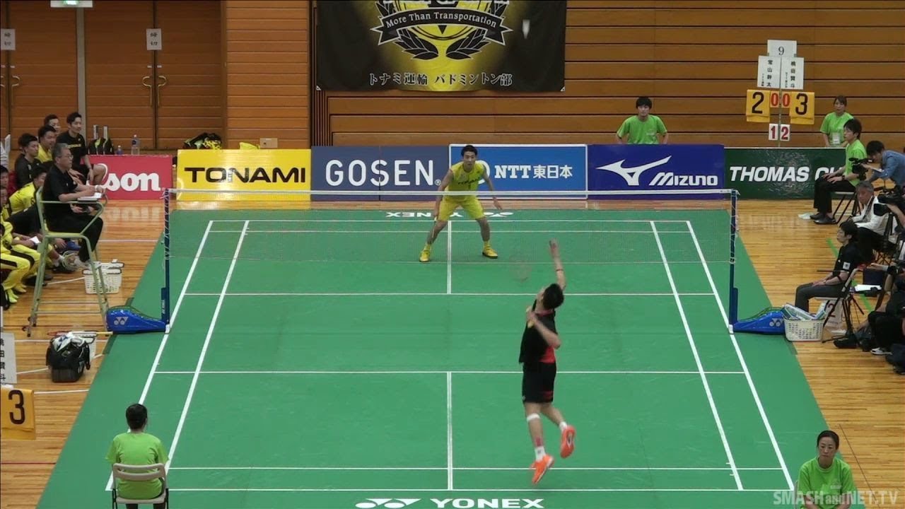 常山 幹太(トナミ運輸) vs 桃田 賢斗(NTT東日本) S2 準決勝【第69回全日本実業団バドミントン選手権】