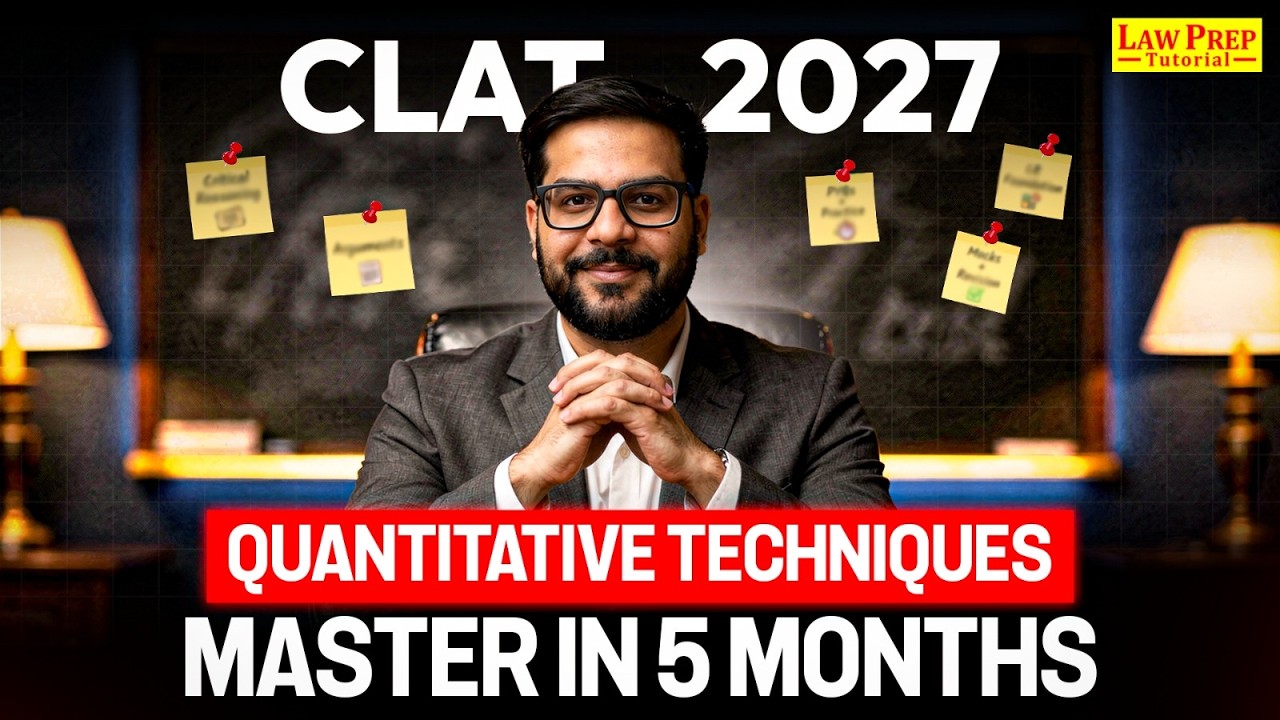 🔥 CLAT 2027 Preparation | QT Strategy, Important Topics & 5 Month Roadmap for NLU