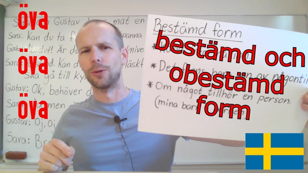 Träna bestämd och obestämd form substantiv