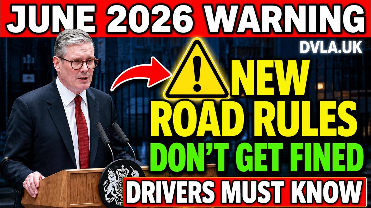 🚨 5 NEW UK Driving Rules in June 2026 | Millions Affected &ndash; Avoid DVLA Huge Fines!