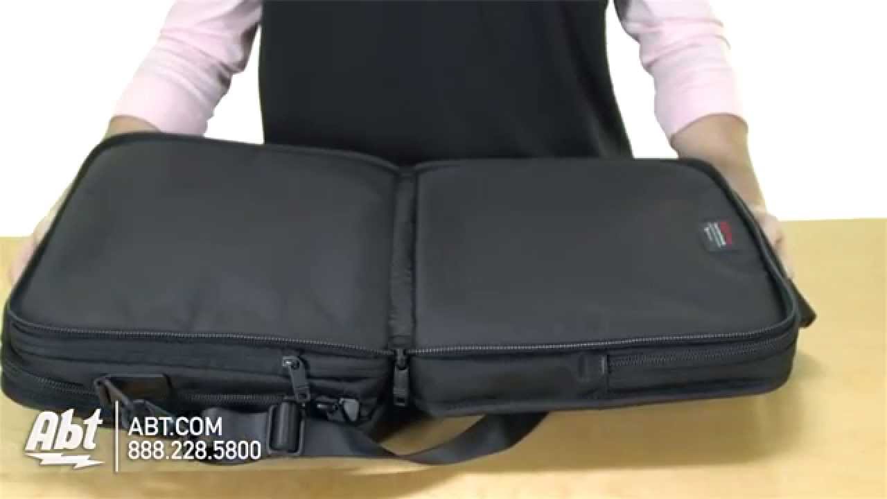 Tumi T-Pass Expandable Laptop Brief Case Overview