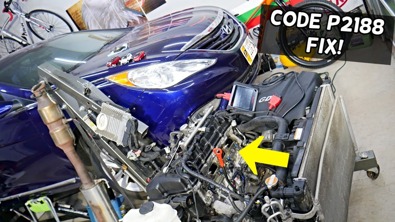 HYUNDAI SONATA CODE P2188 FUEL MIXTURE RICH CHECK ENGINE LIGHT ON