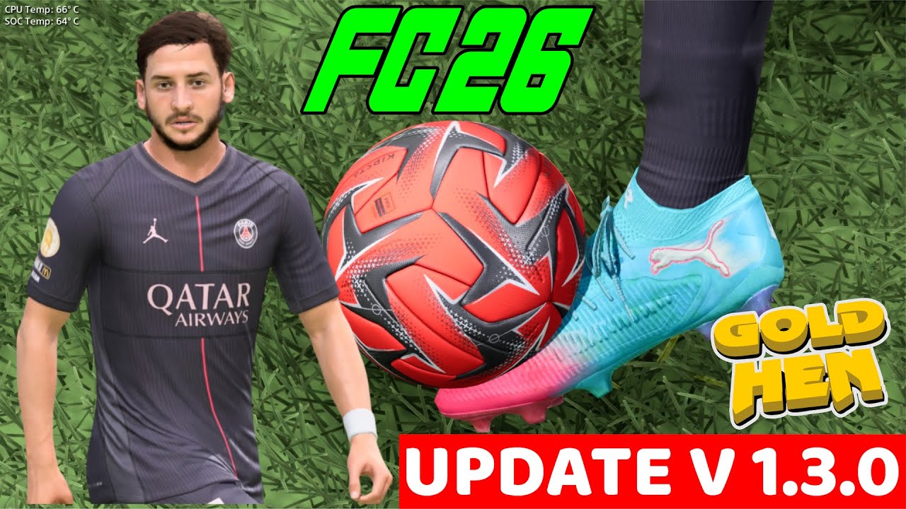 PS4 GoldHEN DUŻA NOWA AKTUALIZACJA EA Sports FC 26 Wersja 1.3.0