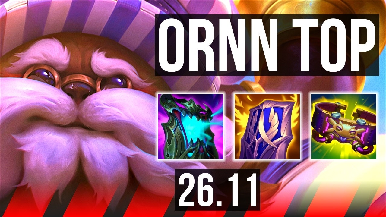 ORNN vs SETT (TOP) | Good KDA: 8/1/11 | EUW Master | 26.11
