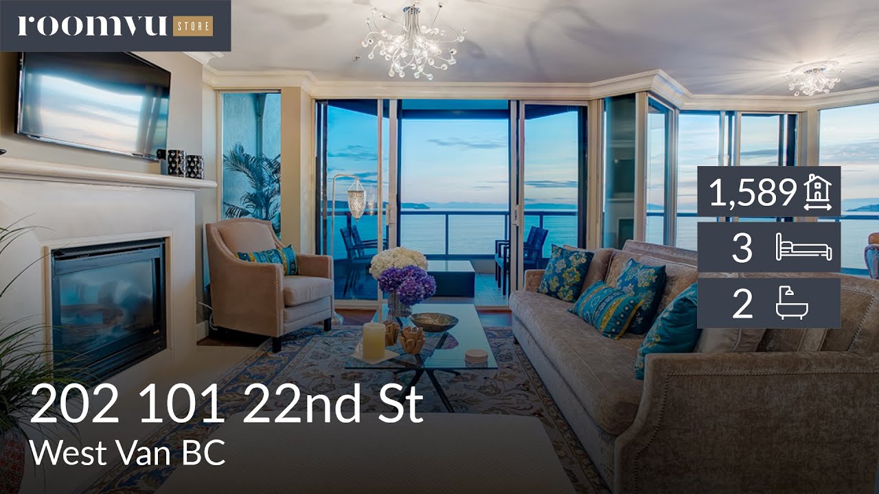 Luxurious and Gorgeous 3 BDR + 2WR Condo for Sale - 202 101 22nd St West Vancouver
