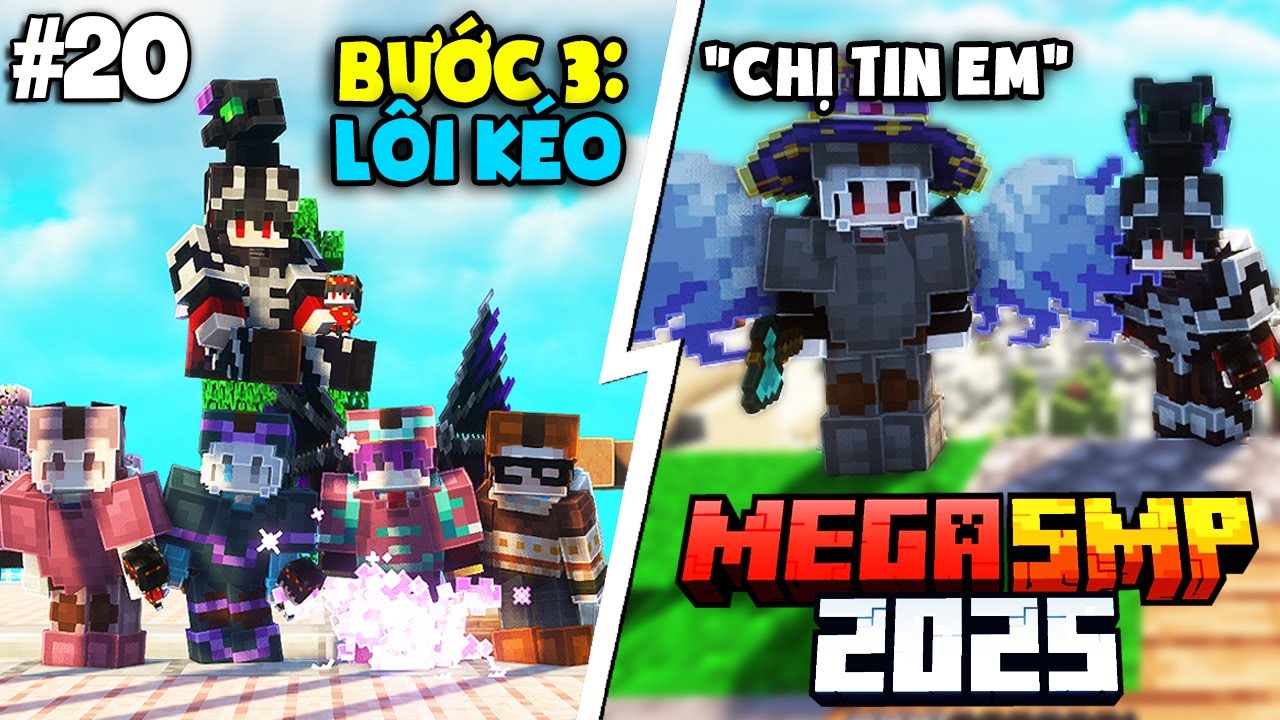 T&ocirc;i Bất Ngờ Trở Th&agrave;nh Trưởng L&agrave;ng Lama - Pay To Win ?!! | KiraMC Minecraft MEGA SMP 2025 Tập 20